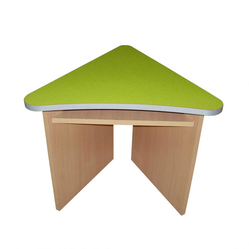 Стіл дитячий "Пелюстка" з полицею ростова група №3,для дитячих садків,дошкільних закладів з ламінованої ДСП,(ТОВ ‘’АЛМАНТ’’), 600х550х580 мм.